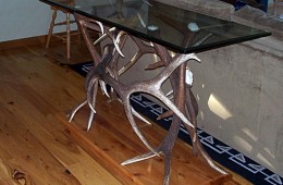 Elk Antler Sofa Table