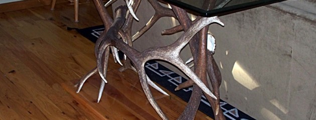 Elk Antler Sofa Table
